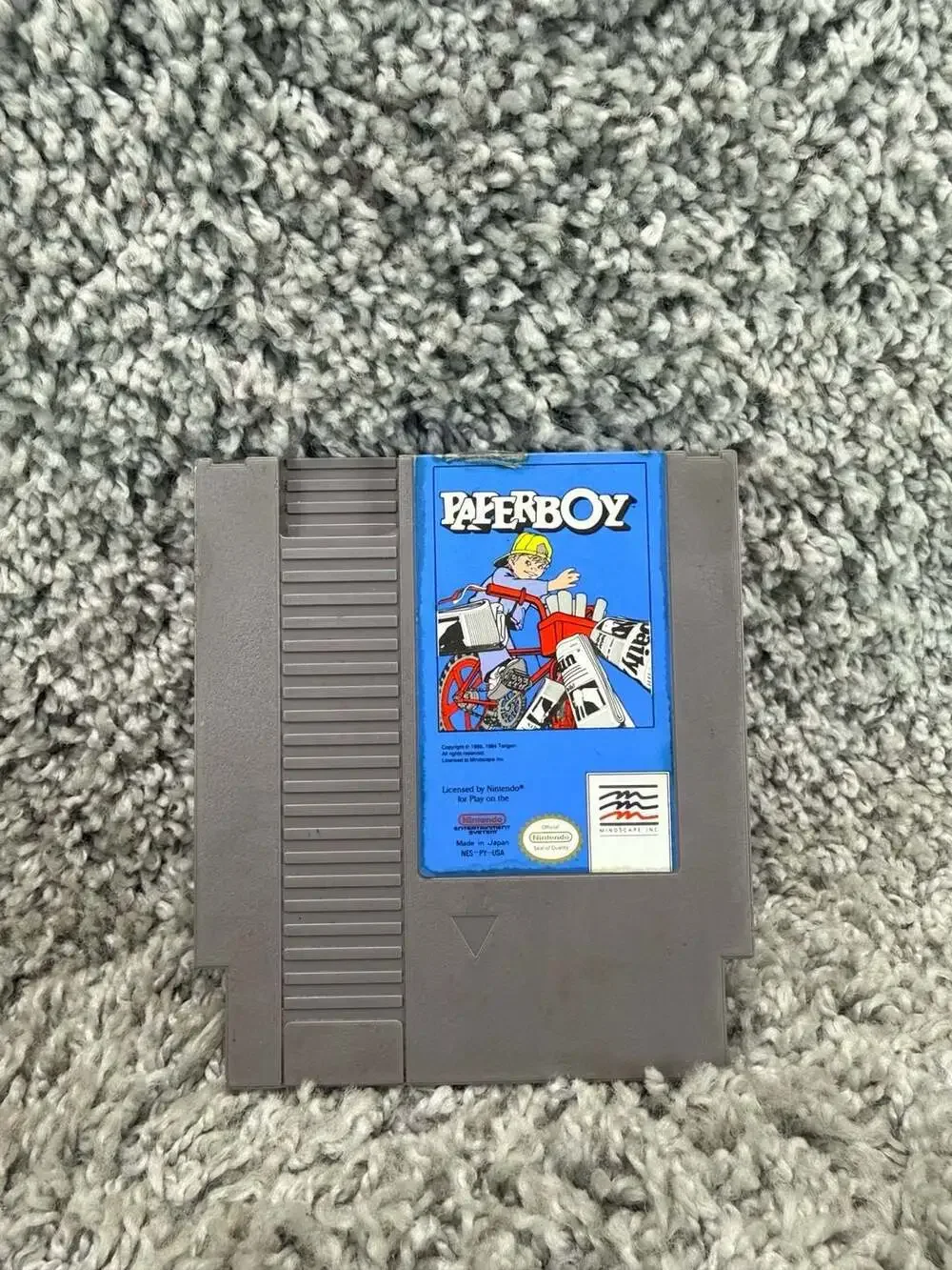 Paperboy Nintendo Entertainment System (NES) Game Cartridge